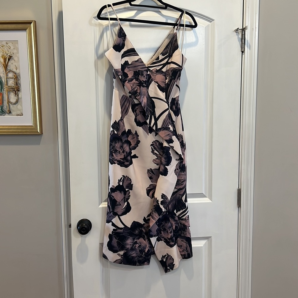 Keepsake midi floral dress